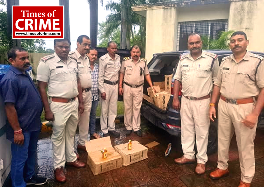 आबकारी विभाग द्वारा अवैध शराब की 237 पेटी देशी एवं 192 पेटी विदेशी मदिरा जप्त