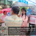 निगमायुक्त की मानवीय पहल आज तेज बारिश के दौरान लमती क्षेत्र का किया अधिकारियों के साथ दौरा