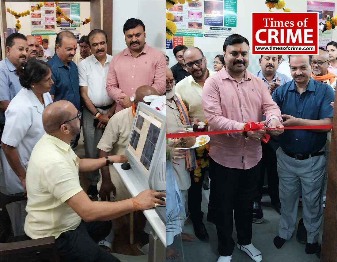 सेठ गोविंददास चिकित्सालय में रेटिना से जुड़ी बीमारियों की पहचान के लिये ओसिटी मशीन प्रारंभ, विधायक डॉ अभिलाष पांडेय ने किया लोकार्पण