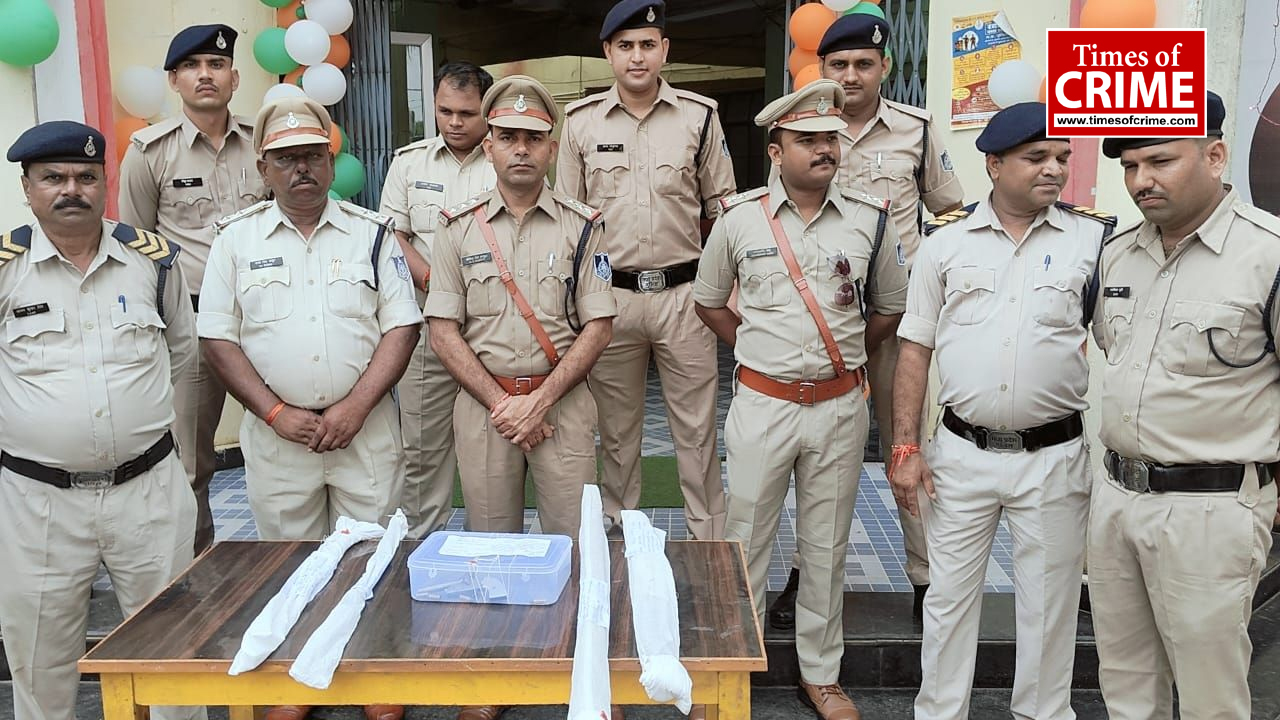 देशी कट्टा, 4 कारतूस डंडा, तलवार, राड लिये यात्री बस की सवारियों को लूटने की योजना बनाते हुये 5 आरोपी गिरफ्तार