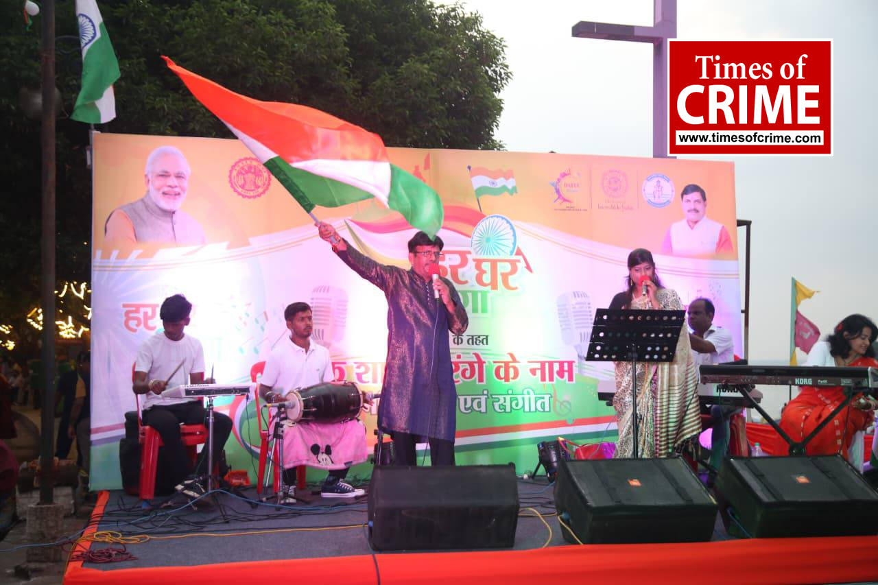 तिरंगा अभियान के तहत बोट क्लब भोपाल में देशभक्ति संगीत संध्या का आयोजन