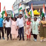 खेल और युवा कल्याण विभाग जबलपुर ने निकाली तिरंगा यात्रा