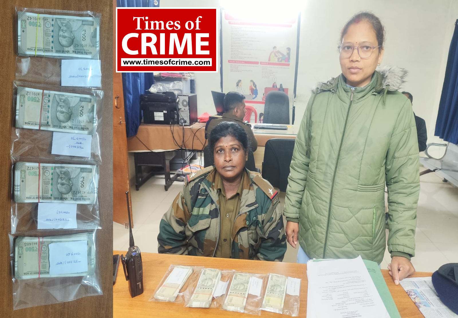 महिला ठेकेदार से रूपये छीनने वाला परिचित 'लुटेरा' अभिषेक सोनी गिरफ्तार, न्यायिक अभिरक्षा में गया जेल, छीने हुये नगद 1 लाख 33 हजार 500 रूपये नगद जप्त