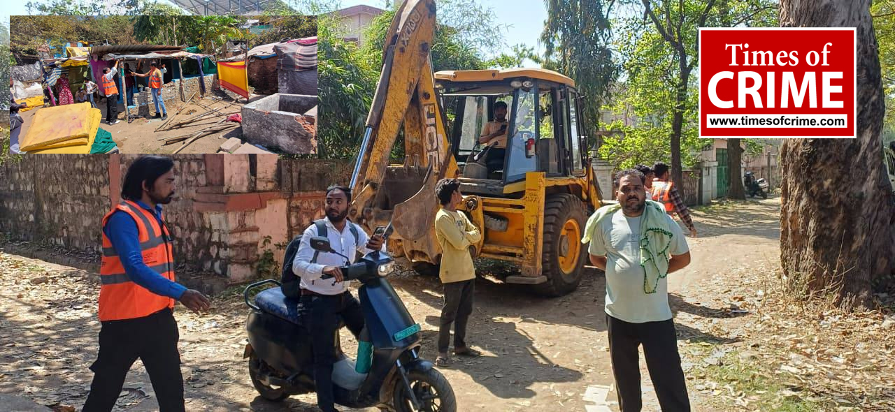 सर्वोच्च न्यायालय के निर्देश पर मदन महल पहाड़ी को अतिक्रमण मुक्त कराने की कार्यवाही प्रारंभ. सब लोगो का घर तोड़ दो किसी को यहाँ नही रहने देना है...